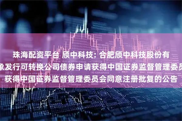 珠海配资平台 颀中科技: 合肥颀中科技股份有限公司关于向不特定对象发行可转换公司债券申请获得中国证券监督管理委员会同意注册批复的公告