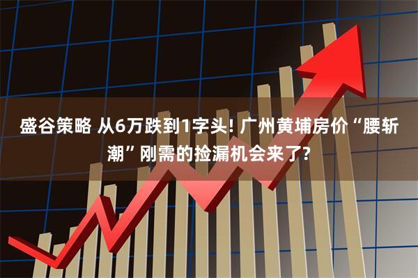 盛谷策略 从6万跌到1字头! 广州黄埔房价“腰斩潮”刚需的捡漏机会来了?
